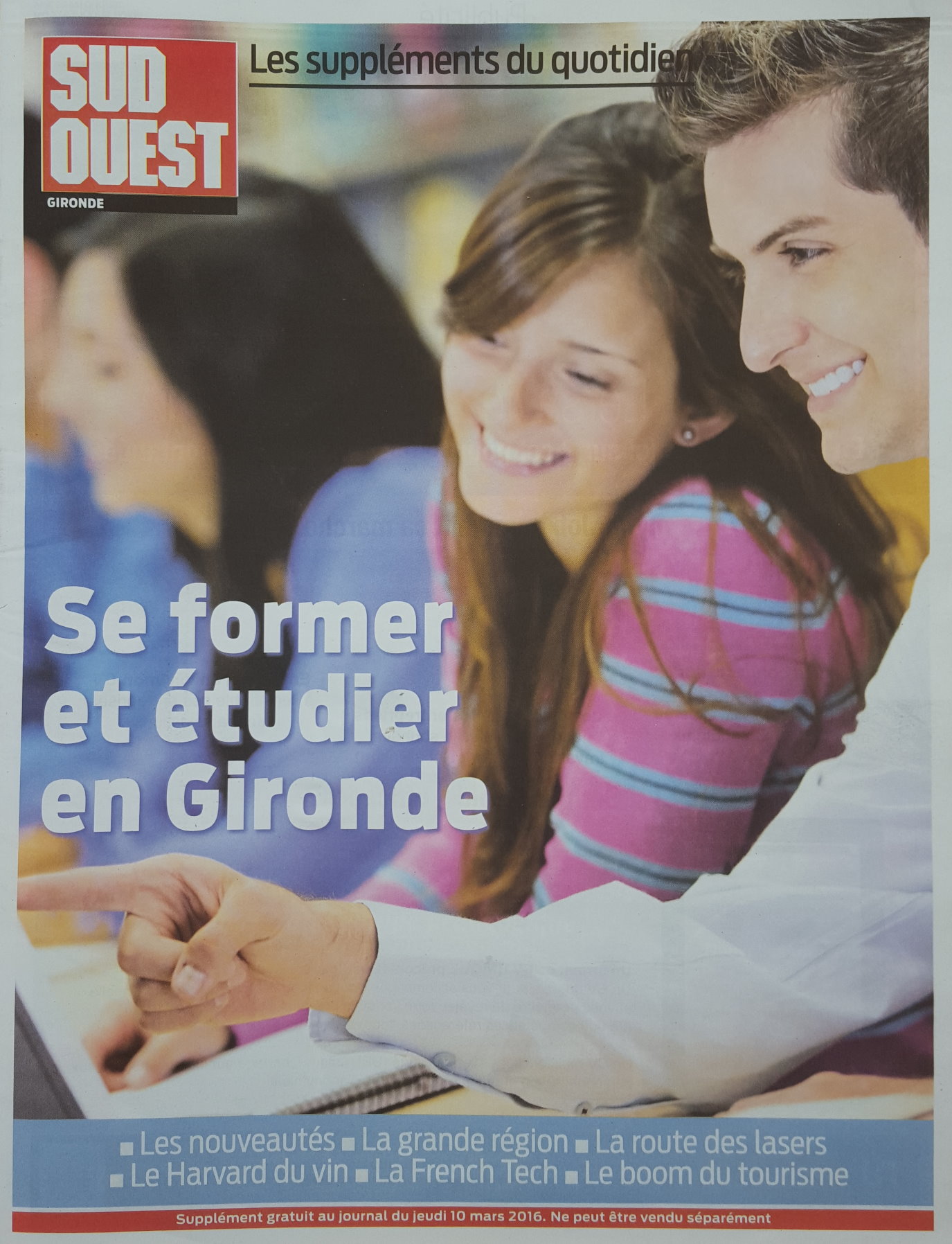 Revue de presse SUD OUEST bilan d'orientation scolaire, juliette Broquin, psychologue, 5 conseils pour bien s'orienter